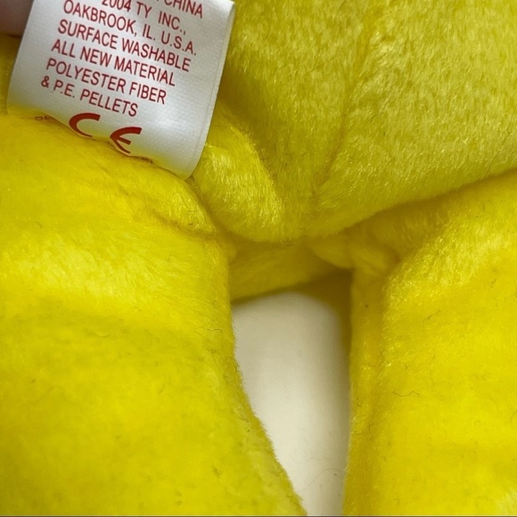 Ty Beanie Baby Happy Birthday Yellow - Picture 7 of 8